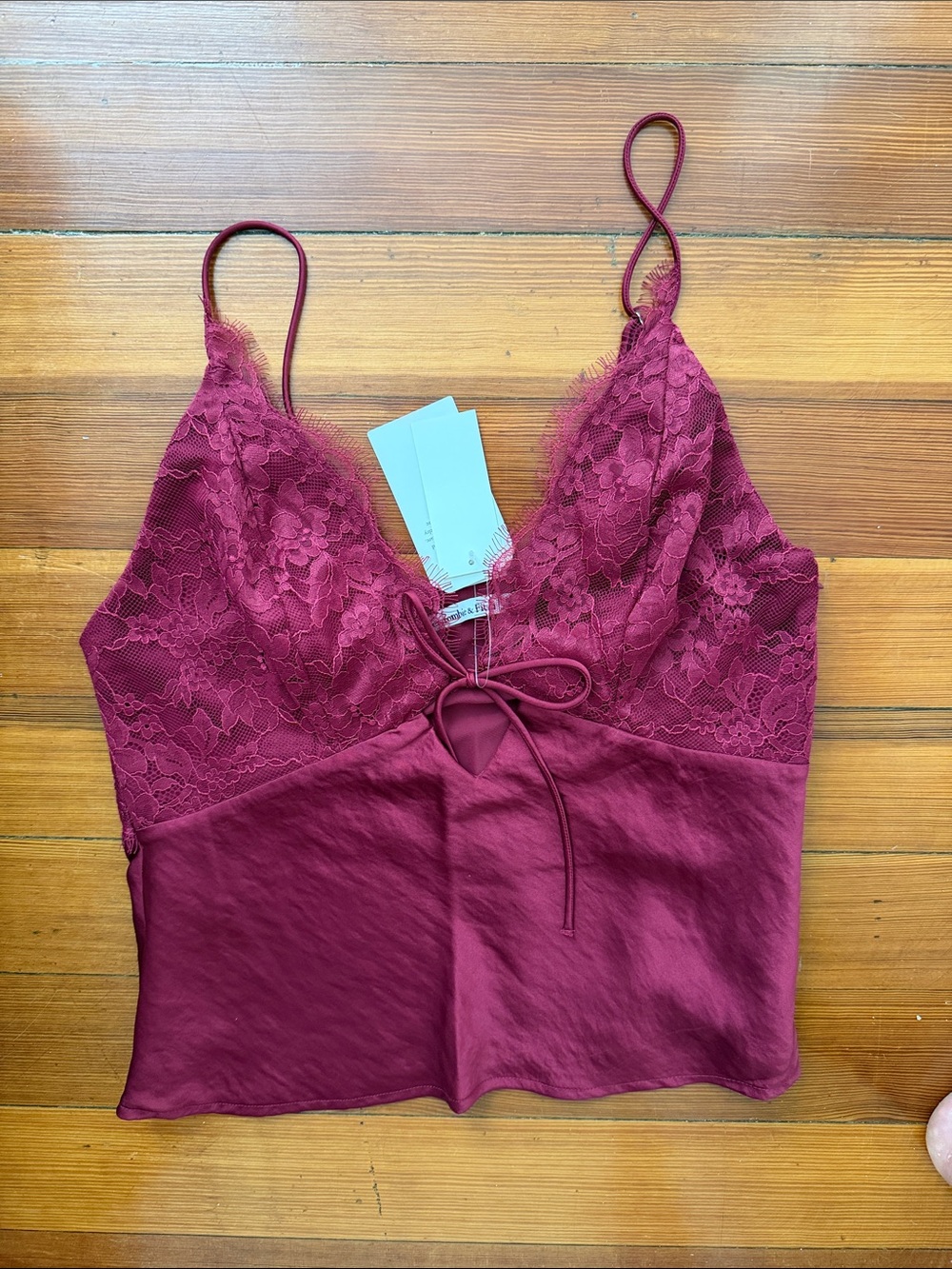 Abercrombie Bella Tie-Front Tank Top